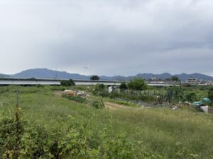 遠くから見た上野橋
