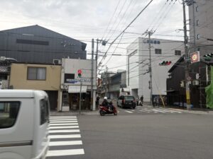 七条西洞院の交差点
