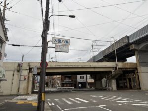 大宮八条の交差点