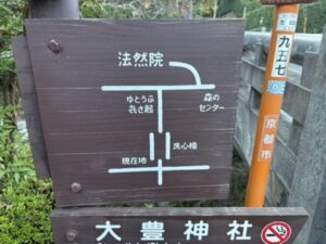 哲学の道の案内看板