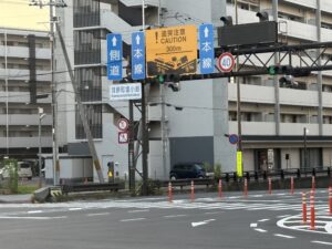 河原町塩小路の交差点