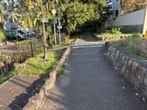 北白川の疏水沿いの道
