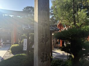 荒木神社の石碑