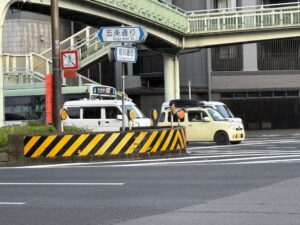五条堀川の交差点