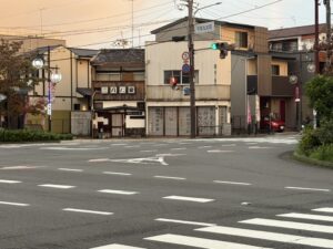 千本丸太町の交差点