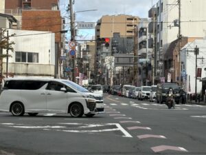千本丸太町の交差点