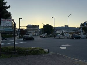 川端三条の交差点