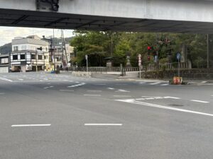 東山五条の交差点