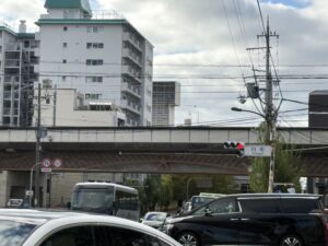 円町の交差点