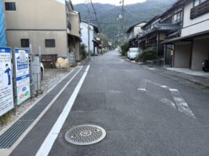 哲学の道へ向かう道