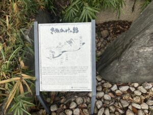 きぬかけの路の案内板