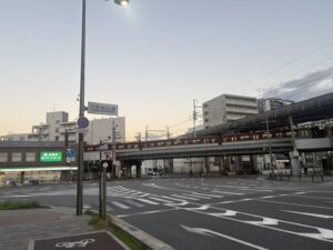 八条油小路の交差点