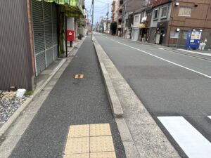 大宮八条の先の八条通